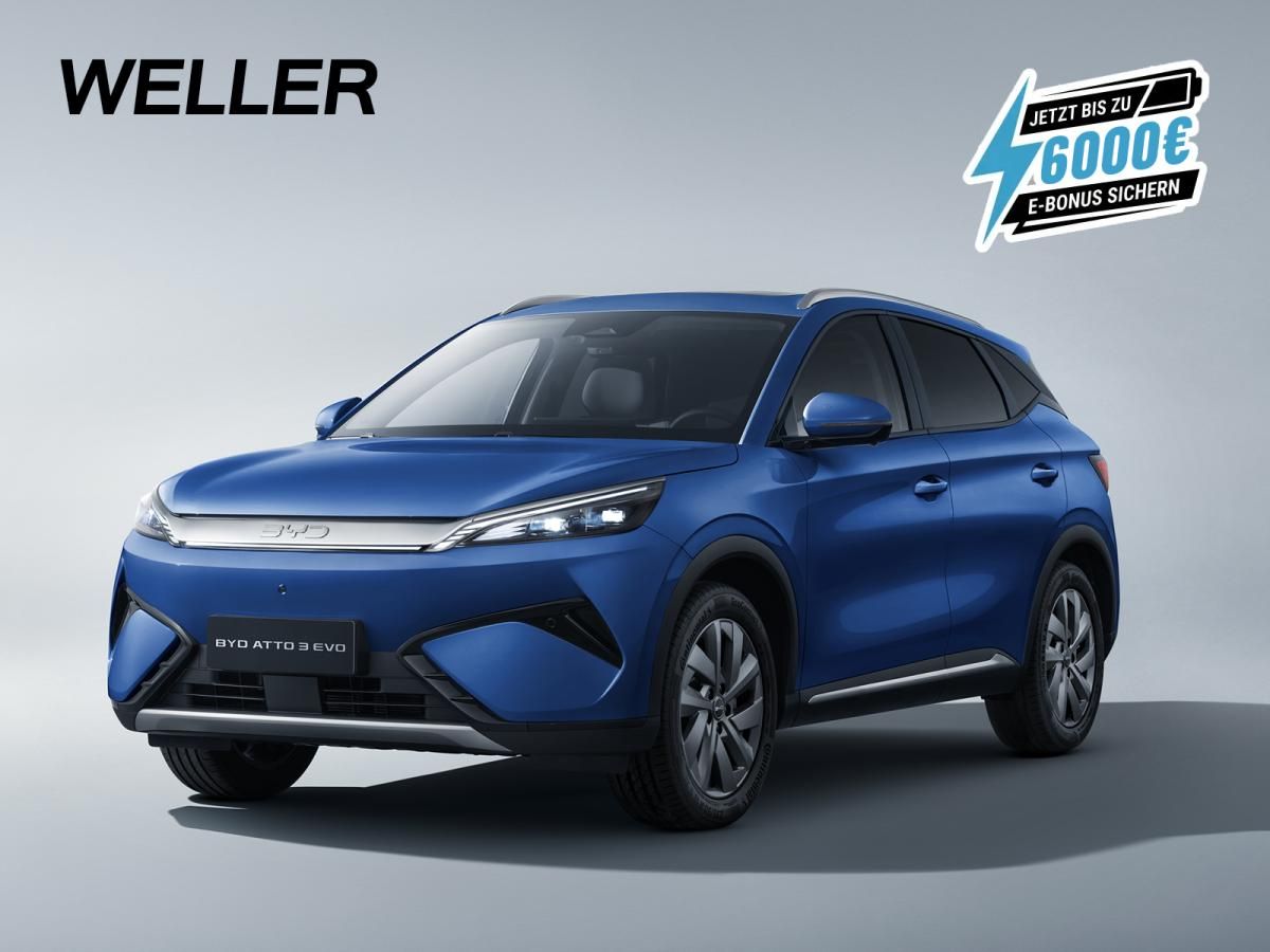 BYD ATTO 3 EVO Excellence 74,8 kWh Batterie❗Neues Modell❗| 360 Kamera I Allrad I Google Assistant I Pano Leasing