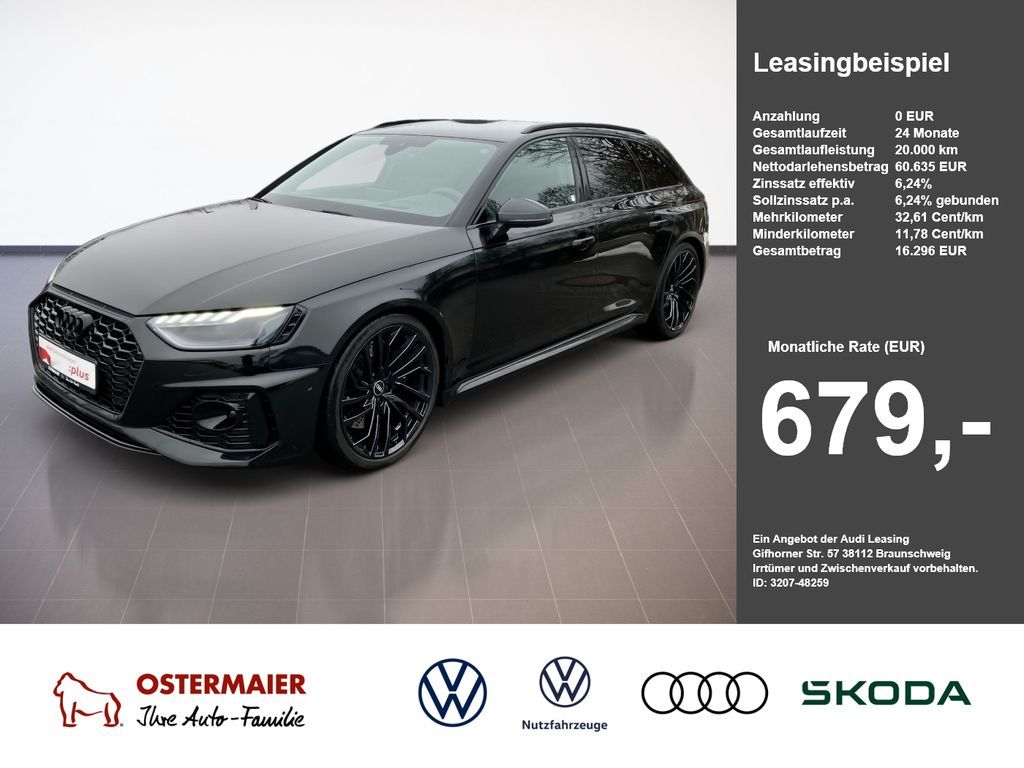 Audi RS 4 Avant TFSI 450PS QUATTRO VIRTUAL.B&O.MATRIX Leasing