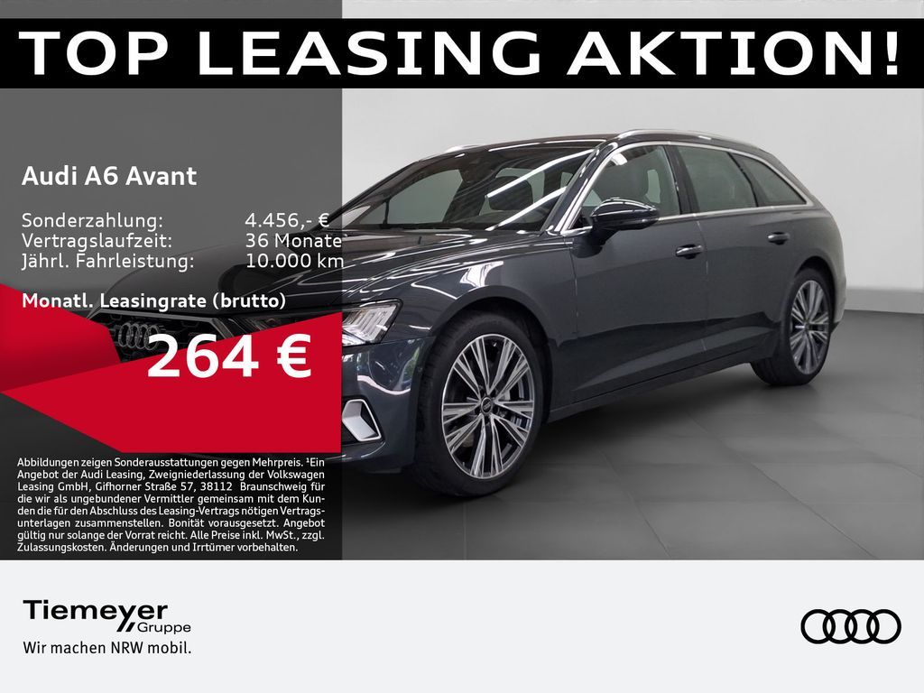 Audi A6 Avant 45 TFSI Q S LINE PANO ST.HEIZ BuO AHK Leasing