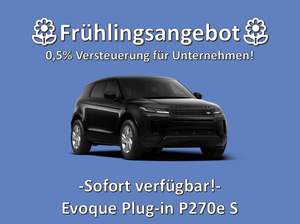 Land Rover Range Rover Evoque e 1.5 Plug-in Hybrid P270e S - Binne 2 Wochen verfügbar! - PANO - BLACK PACK - WINTERPAKET - KOMFORT Leasing