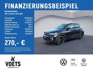 Volkswagen T-Cross 1.0TSI DSG R-Line LED+BLACK STYLE+RFK+