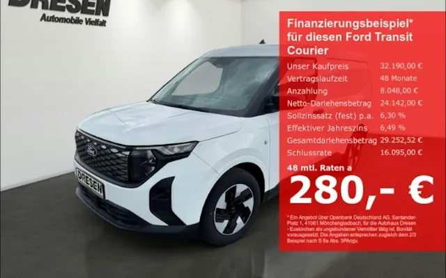 Ford E-transit-courier Elektromotor 100 KW Trend 4dr