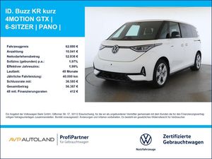 Volkswagen ID. Buzz KR kurz 4MOTION GTX | 6-SITZER | PANO |