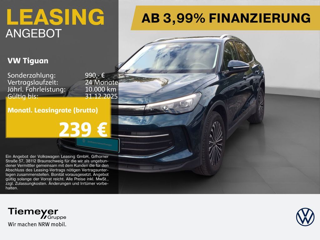 Volkswagen Tiguan 1.5 TSI DSG LIFE NAVI AHK KAMERA SITZHZ Leasing