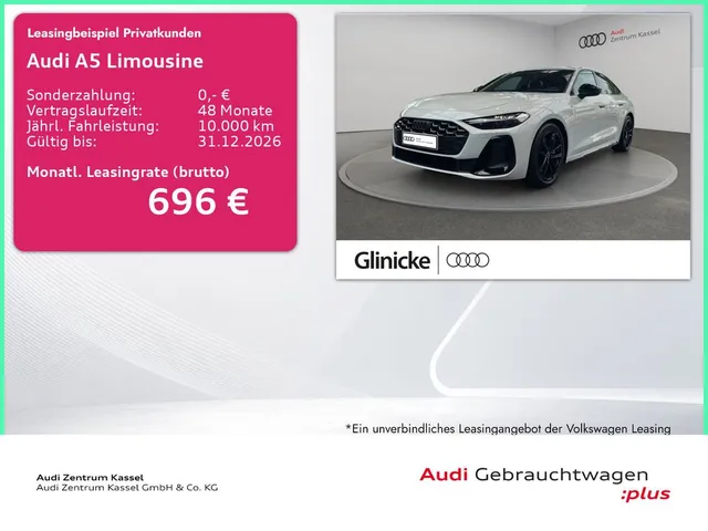 Audi A5 Lim e-hybrid qu. S line Navi B&O AHK Tech+