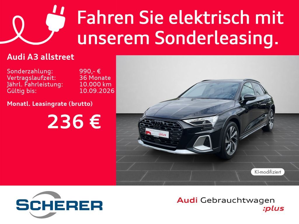 Audi A3 allstreet TFSI e  S tronic MATRIX AHK SONOS 3 Leasing