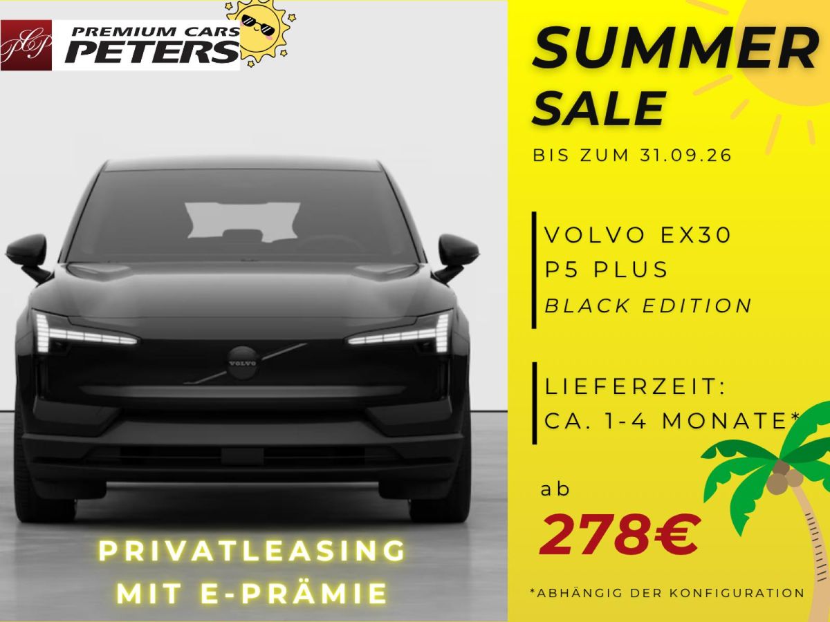 Volvo EX30 P5 Black Edition | inkl. E-Prämie* | Privatleasing Leasing