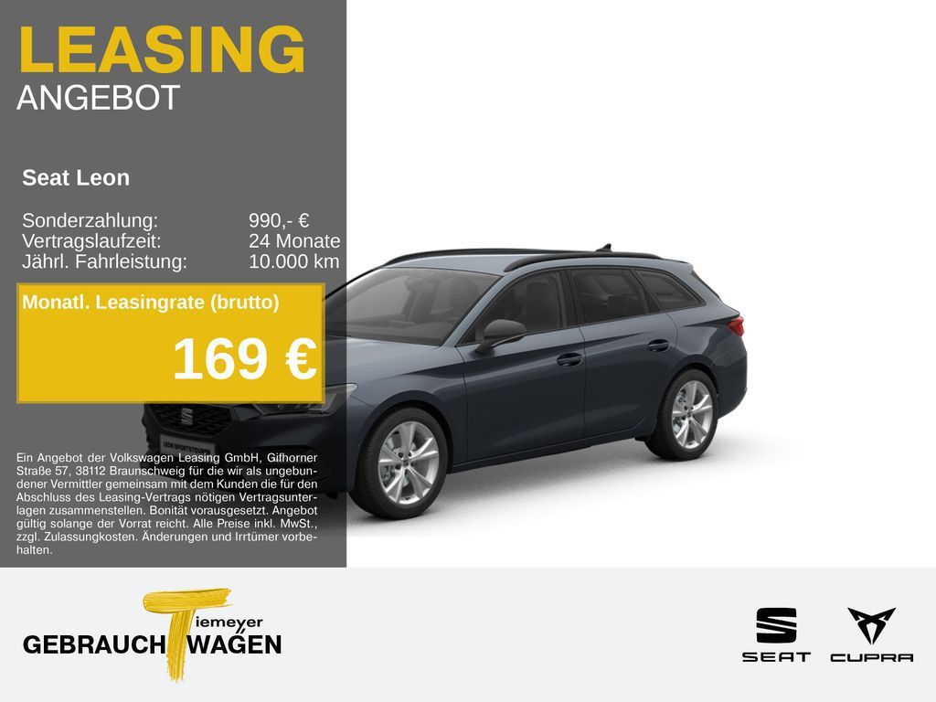 Seat Leon Sportstourer 1.5 eTSI DSG FR NAVI ACC KEYLE Leasing