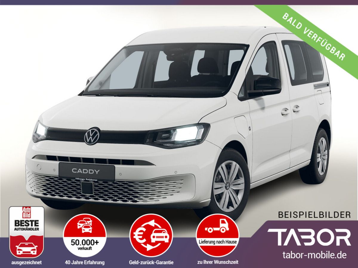 Volkswagen VW Caddy PHEV 5S AC(2Zone) AppCo Temp Kam 2xPDC MFL Leasing
