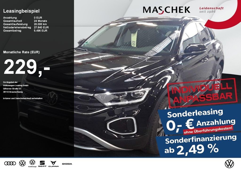 Volkswagen T-ROC Goal 2.0 TDI DSG AHK Navi GRA Sitzh. Kamer Leasing