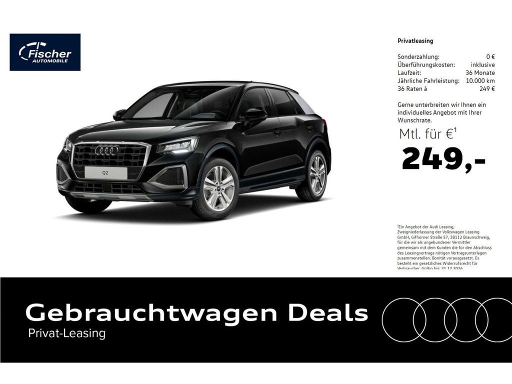 Audi Q2 35 TDI Advanced S-Tronic NAV/RFK/AHK-Vorb. Leasing