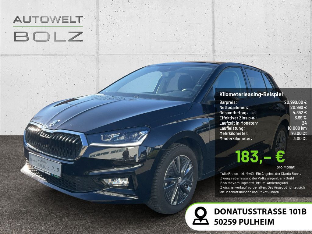 Skoda Fabia 1.0 TSI Tour PDC SHZ KAMERA ACC LED NAVI Leasing