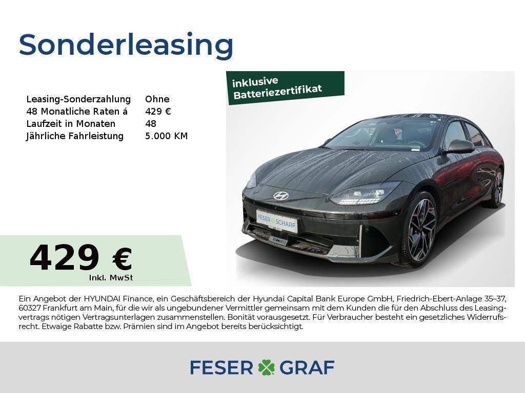 Hyundai Ioniq 6 UNIQ-PAKET LEDER NAVI KAMERA MATRIX-LED Leasing
