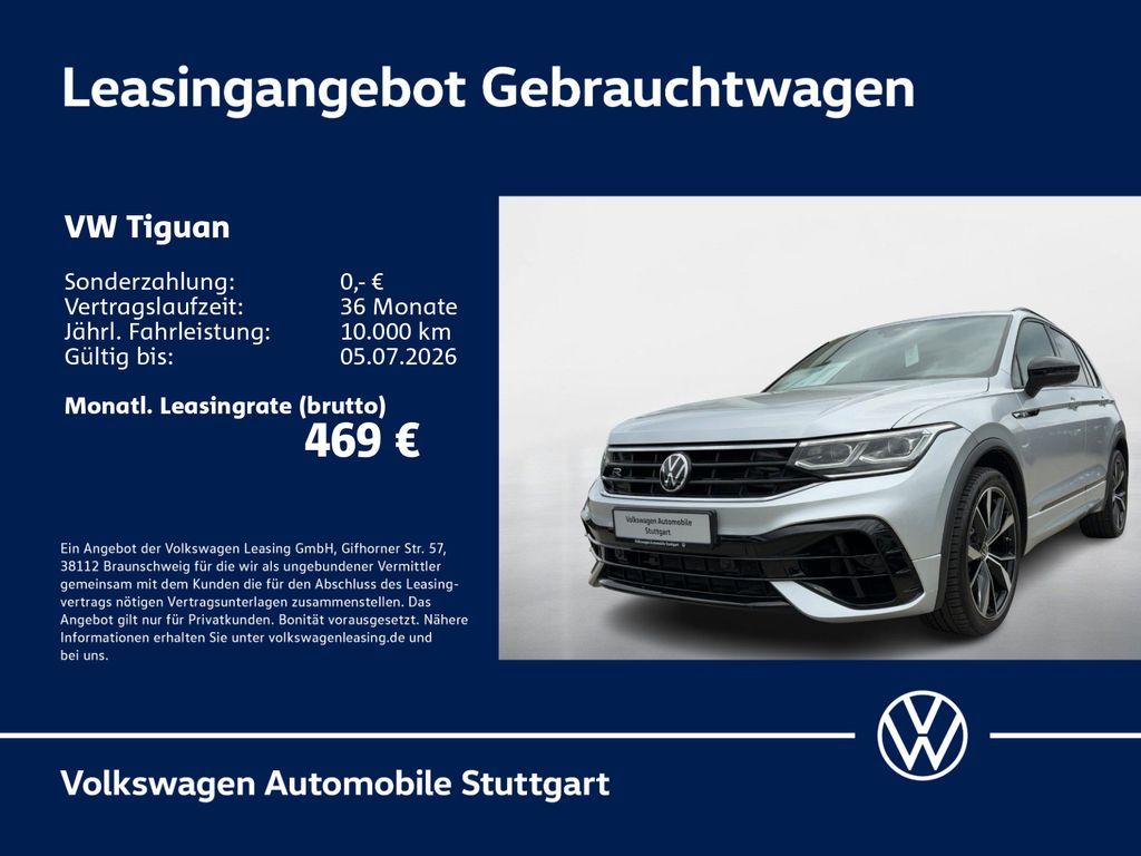 Volkswagen Tiguan R 2.0 TSI DSG Navi AHK Kamera LED ACC Leasing