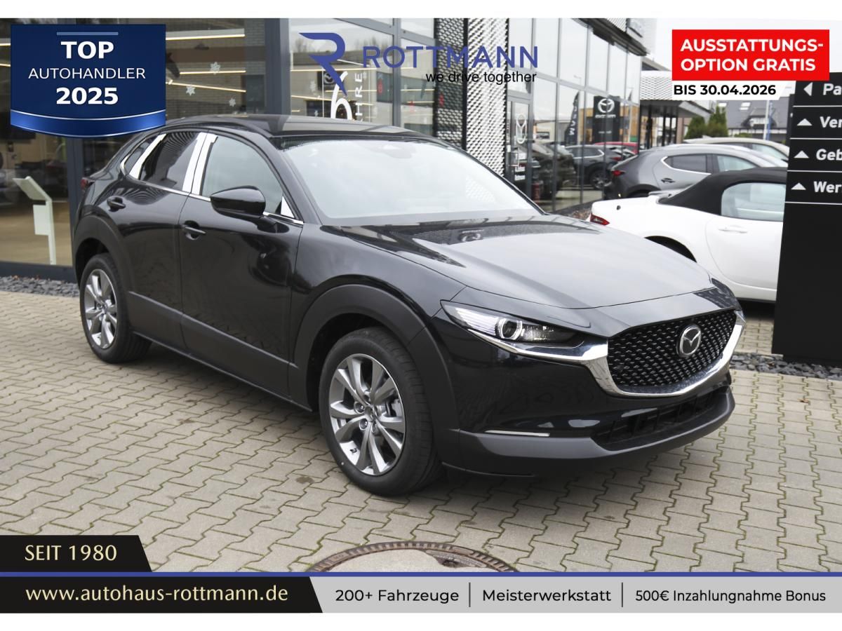 Mazda CX-30 eSKYACTIV-G2.5 140 ps Aut. Takumi Leder-Schwarz Leasing