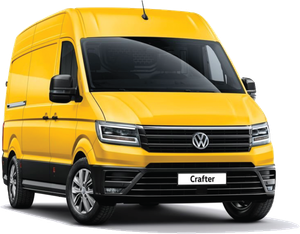 VW Crafter Kasten mit DHL Ausbau  Leasing