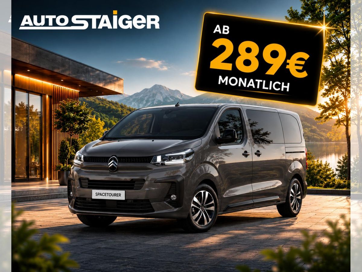 Citroën SpaceTourer PLUS M DIESEL180 AHK❗️LAGERFAHRZEUGE❗️ Leasing