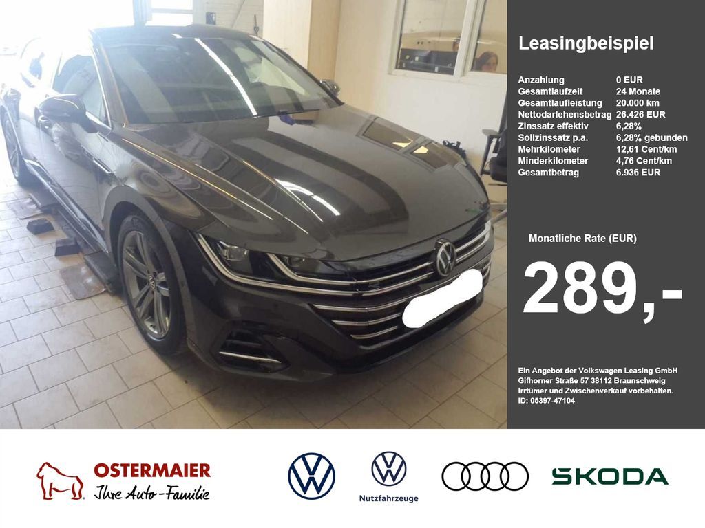 Volkswagen Arteon Shootingbrake R-LINE 2.0TDI 200PS DSG 4M Leasing