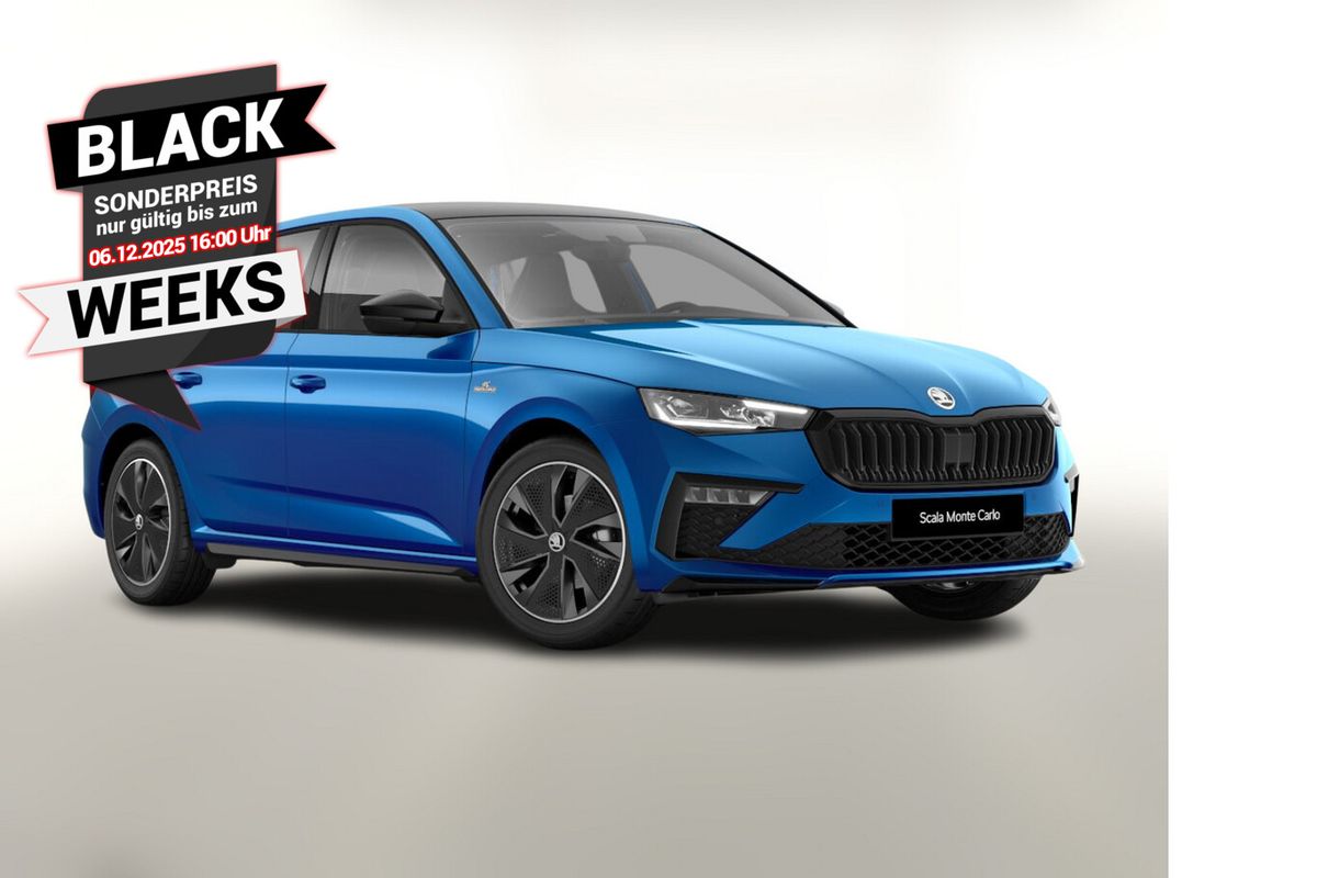 Skoda Scala TSI 150 DSG Monte Pano Matrix Kam SHZ Keyl Leasing privat Leasing