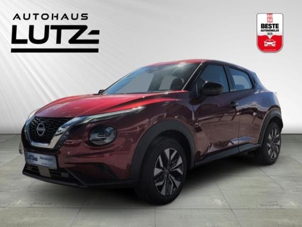 Nissan Juke Acenta 1.0 DIG-T EU6e Navi SH LED Klimaautom DAB SHZ Spurhalteass. Fernlichtass. Leasing
