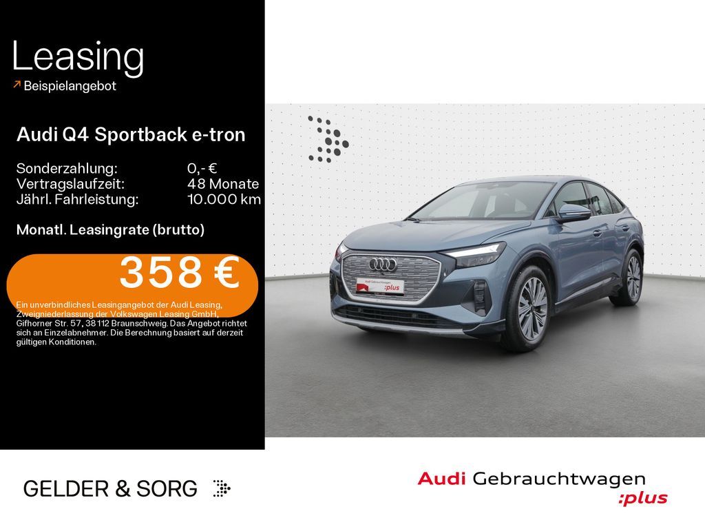 Audi Q4 Sportback 35 e-tron 0,25%*SONOS*LED*Digital Leasing