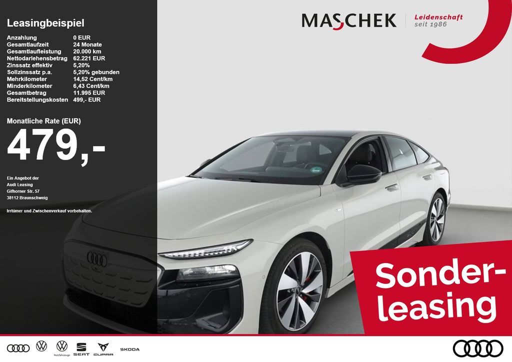 Audi A6 e-tron Sportback S line perf. 270 kw WLTP 730 Leasing