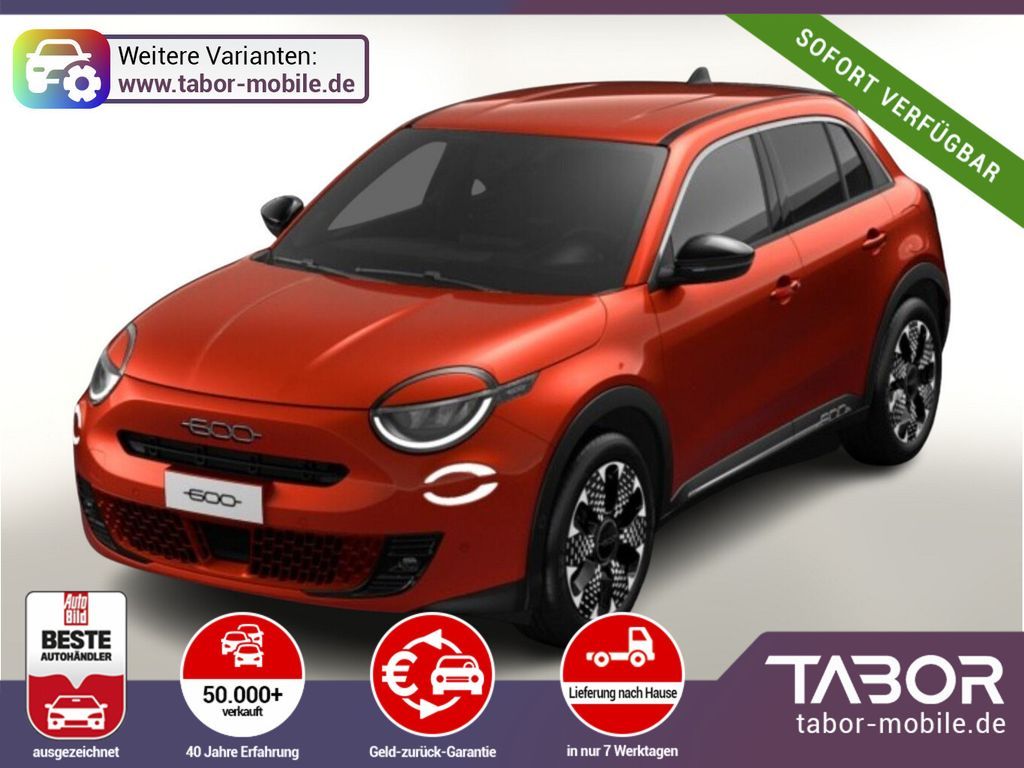 Fiat 600 Hybrid La Prima eHK ACC SHZ Keyl UVP-39%* Leasing
