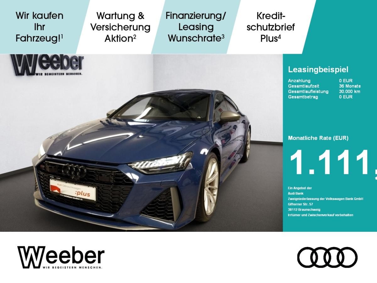 Audi RS7 RS 7 Sportback performance MATRIX*LEDER*B&O*S-AGA*PANO*STHZ*5J GAR Leasing