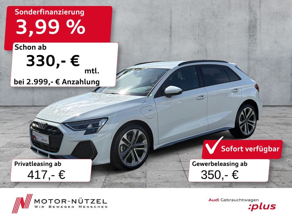 Audi A3 Sportback 40 TFSI e S-TR S-LINE LED+NAVI+AHK Leasing