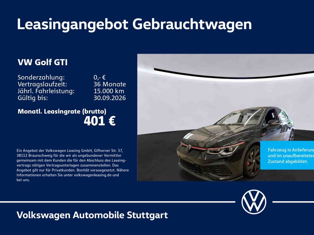 Volkswagen Golf GTI Clubsport 2.0 TSI DSG Navi Kamera Pano Leasing