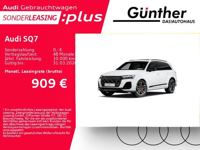 Audi SQ7 +WINTERRÄDER+7SITZER+STANDHEIZUNG+PANORAMADA Leasing