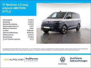 Volkswagen T7 Multivan LÜ lang eHybrid 4MOTION STYLE