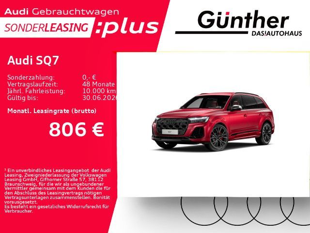 Audi SQ7 +WINTERRÄDER+7 SITZER+AHK+NACHTSICHT+STANDHE Leasing