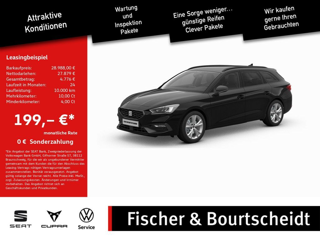 Seat Leon 1.5 eTSI FR SHZ KAMERA NAVI ACC FACEL. LED Leasing