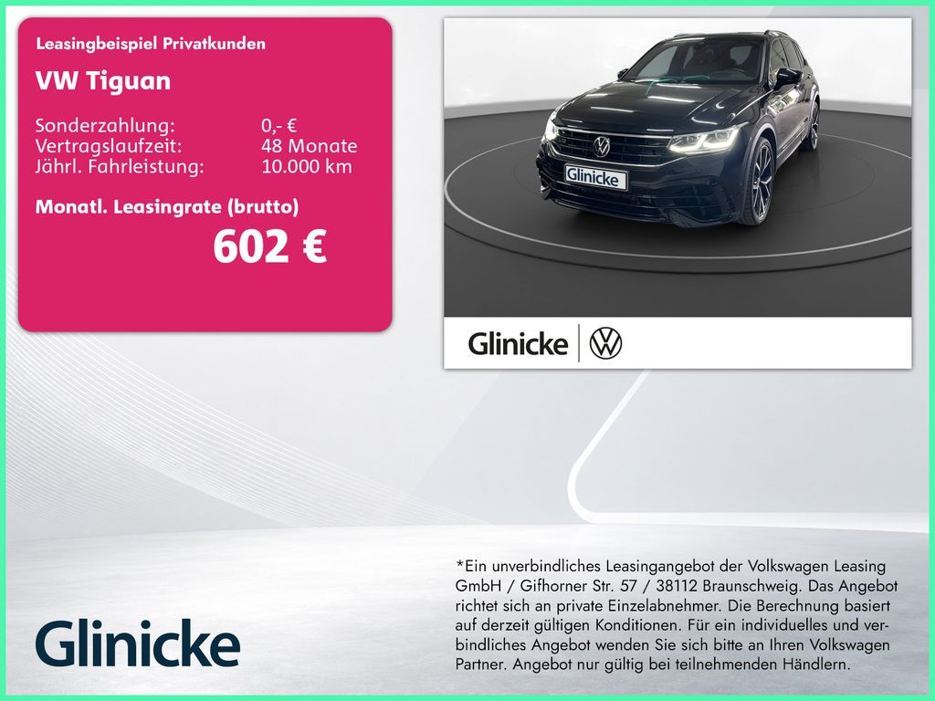 Volkswagen Tiguan R 2.0 TSI 4M AHK Pano Matrix LM 21