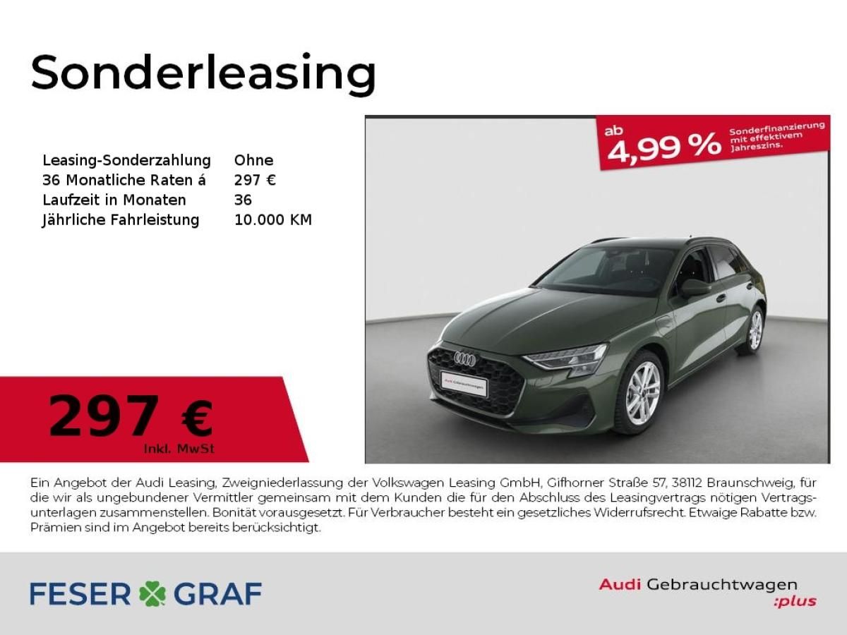 Audi A3 Sportback 40 TFSI e Stronic Vir. Cockpit/Navi Leasing