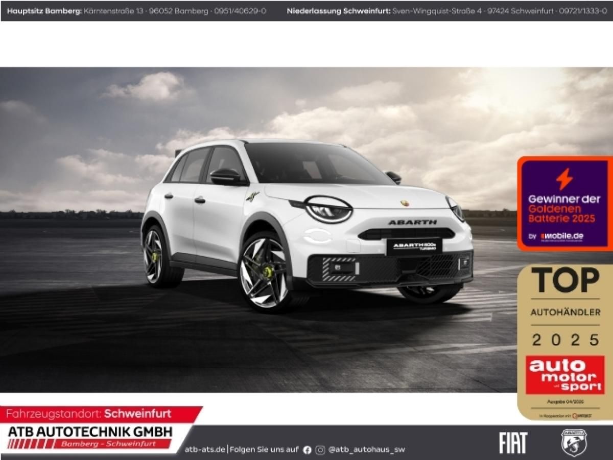 Abarth 600e 54kWh Turismo LED Apple CarPlay Klimaautom DAB Leasing