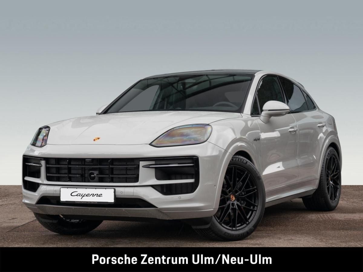 Porsche Cayenne E-Hybrid Coupé Black Edition kreide, SportDesign-Paket, AHK, 21-Räder, InnoDrive, Sitzbelüftung Leasing