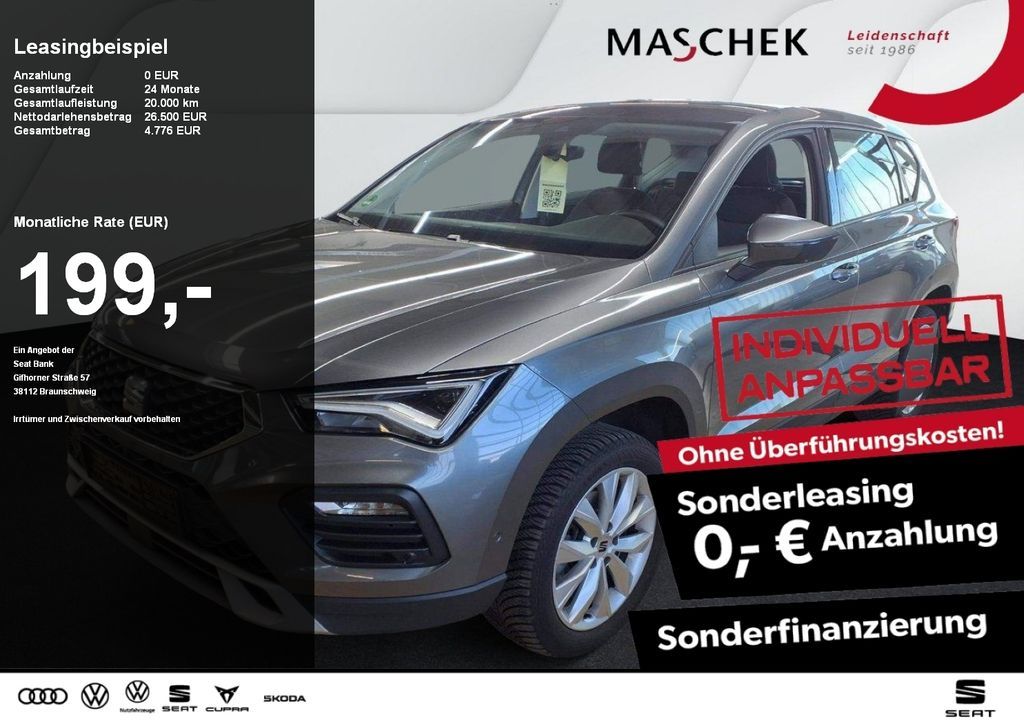 Seat Ateca Style 1.5 TSI Sonderleasing ohne zzgl Kost Leasing