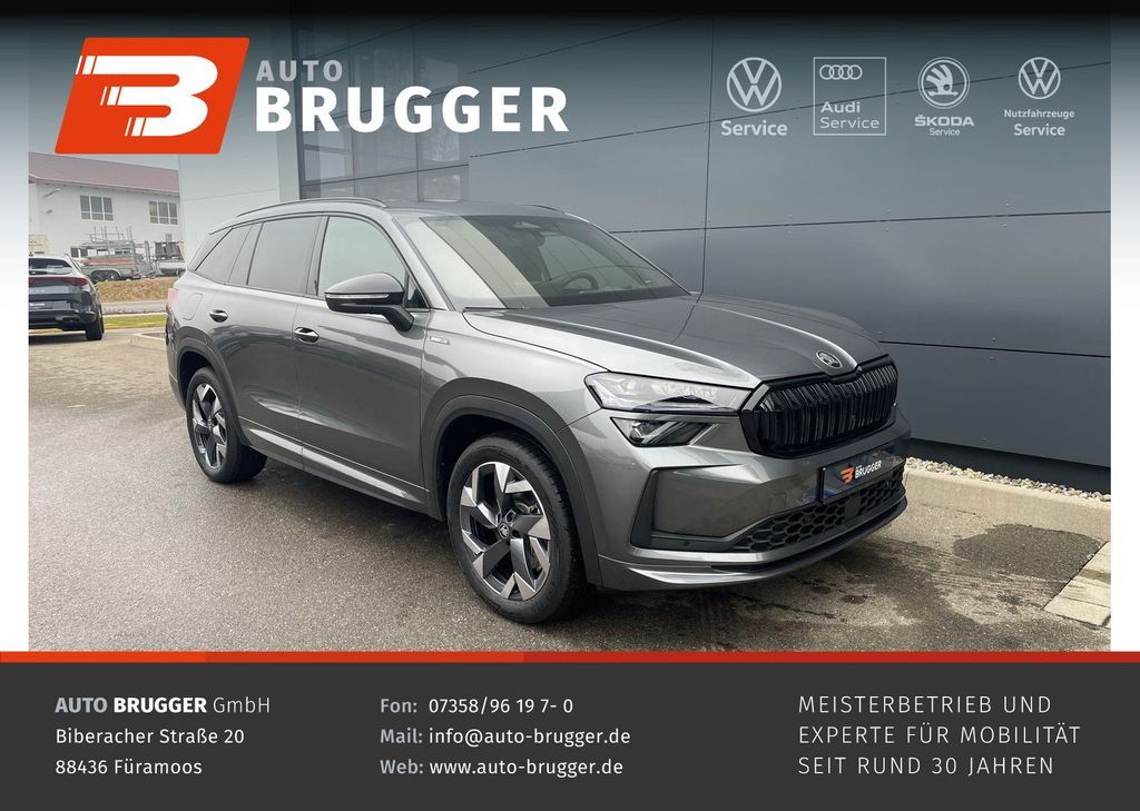 Skoda Kodiaq 2.0 TSI DSG 4x4 Sportline MATRIX AHK H... Leasing