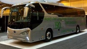 Elektro-Reisebus BYD C9. Bildquelle: BYD