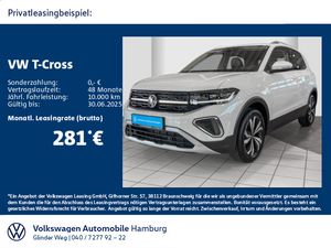 VW T-Cross 1.0 TSI Style DSG Klima Navi Sitzhzg Leasing