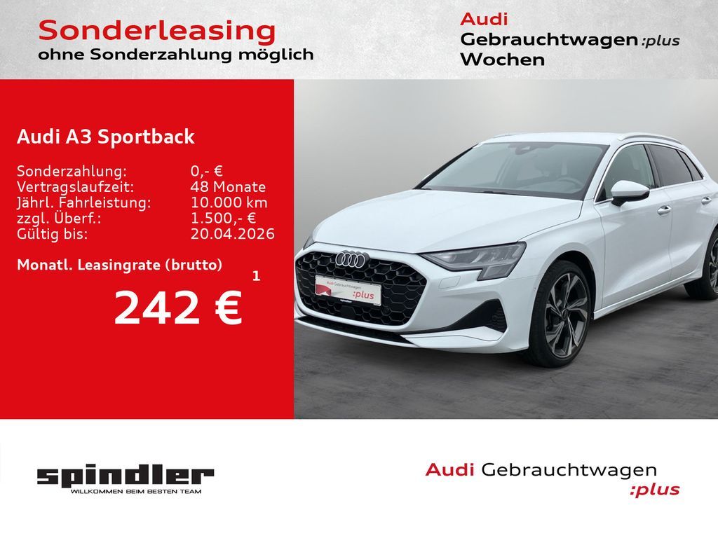 Audi A3 Sportback advanced 30 TFSI S-tronic / Sonos Leasing