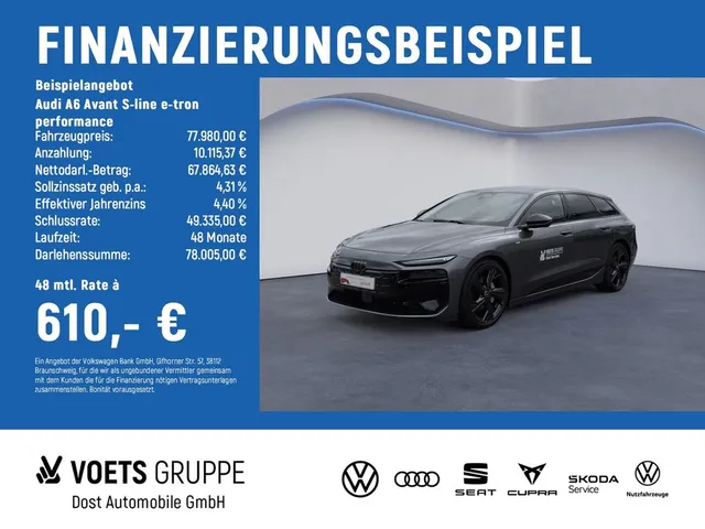 Audi A6 Avant S-line e-tron performance MATRIX+KAMERA