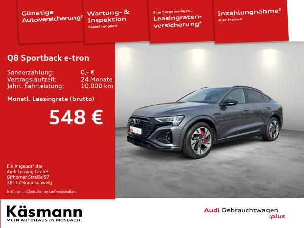 Audi Q8 Sportback e-tron 55 S line qu MATRIX HUD KAM Leasing