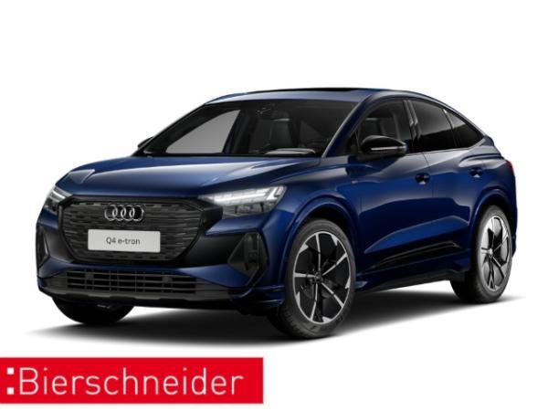 Audi Q4 e-tron Sportback 55 qu. S line MATRIX 21 PANO AHK HEAD-UP SONOS NAVI S-SITZE ACC LEDER DAB 5-J-GARAN Leasing