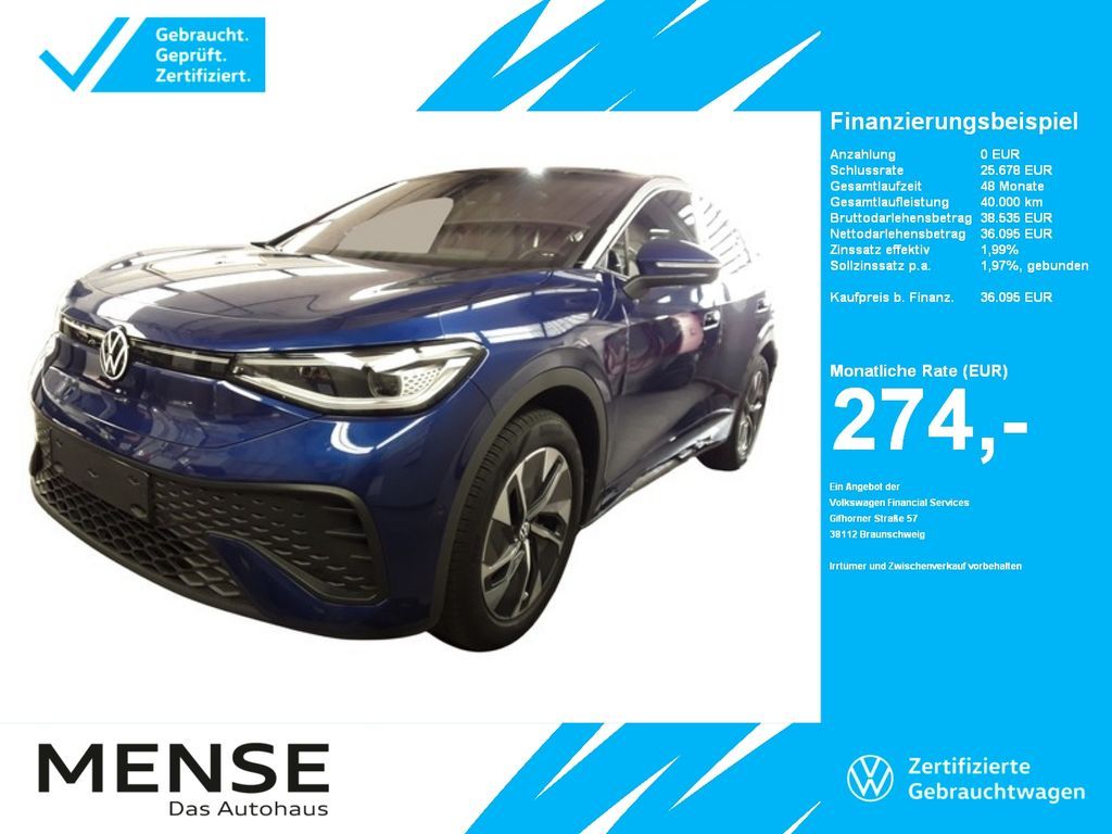 Volkswagen ID.5 IQ.Light|Matrix|CarPlay|h/k|HUD|Pano|SD|ACC Leasing