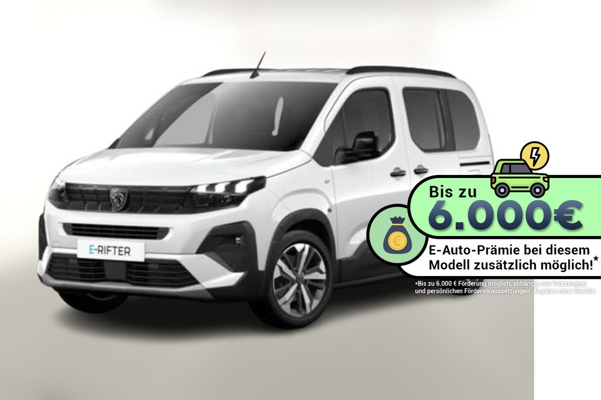 Peugeot Rifter 50kWh L1 GT FÖRDERF. 11kW-OBC Kam CarPl Leasing privat Leasing