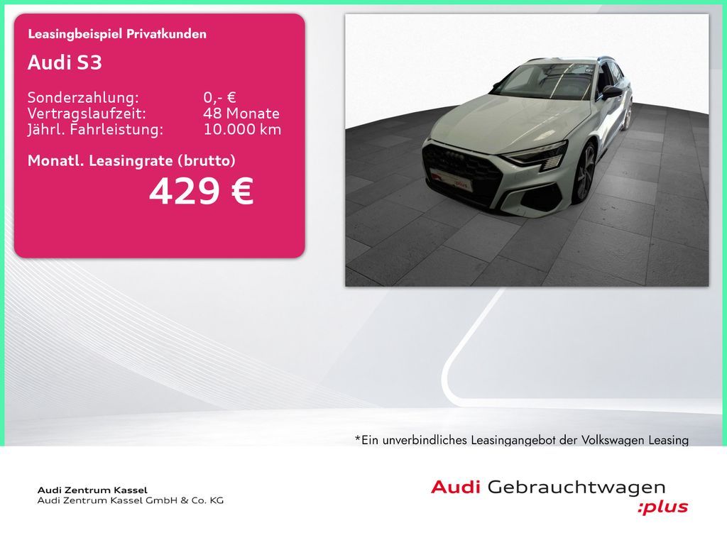 Audi S3 SB 2.0 TFSI qu. Matrix B&O HuD Kamera Leasing