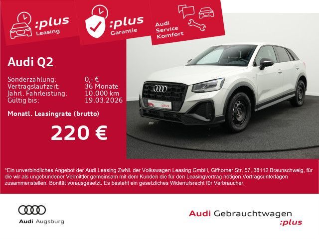 Audi Q2 30 TFSI *2x S line*Opt.schw.*AHK*8-fach* Leasing